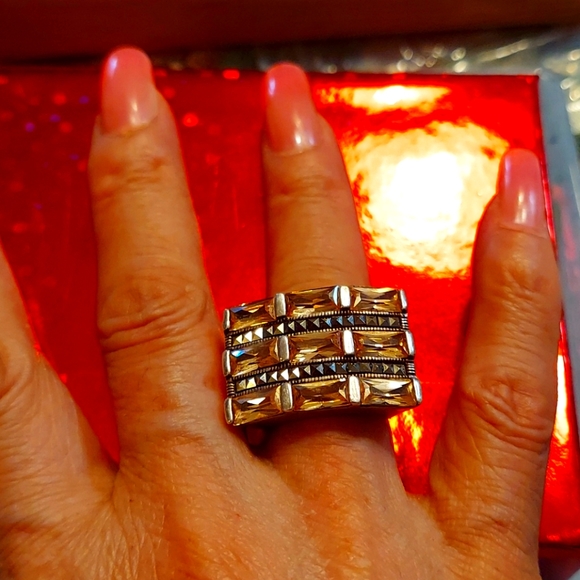 Sterling Silver, free form ring - Picture 1 of 8